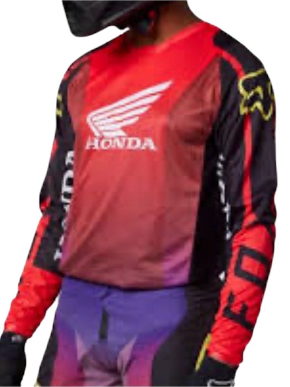 Fox Racing 180 Honda Motocross Jersey 2023 Mens 2XL Red Black Long Sleeve